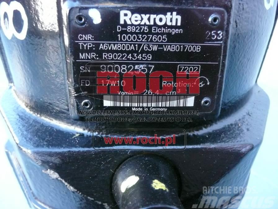 Rexroth A6VM80DA1/63W-VAB01700B 1000327605 Motori