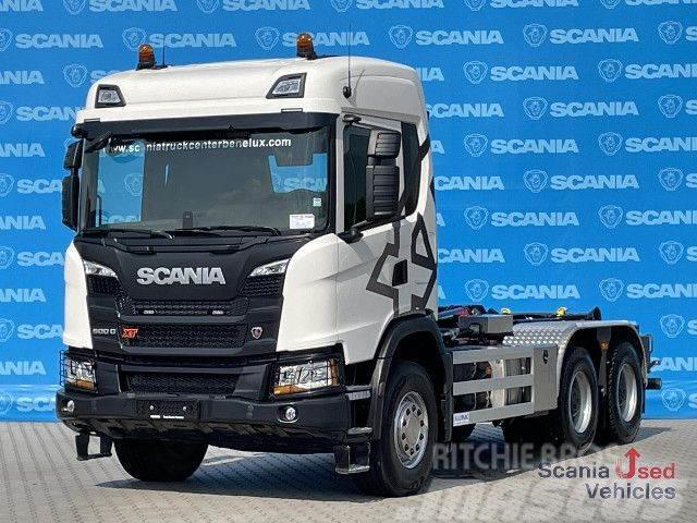 Scania G 500 B6x4HB, DIFF-L 20T HOOKLIFT, EX DEMO SUPER! Demontažnii kamioni za podizanje kabela