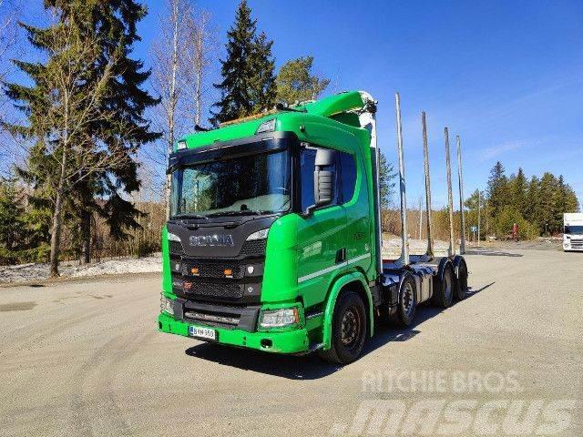 Scania R 650 B6x4NB Kamioni za drva