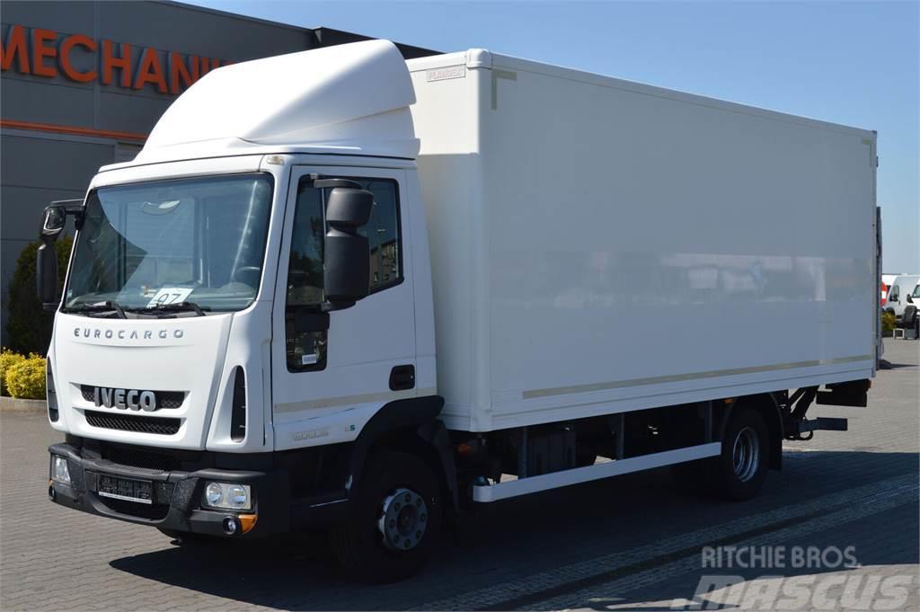 Iveco EUROCARGO 120EL18 CONTAINER+LIFT 1500 kg 1.HAND Sanduk kamioni