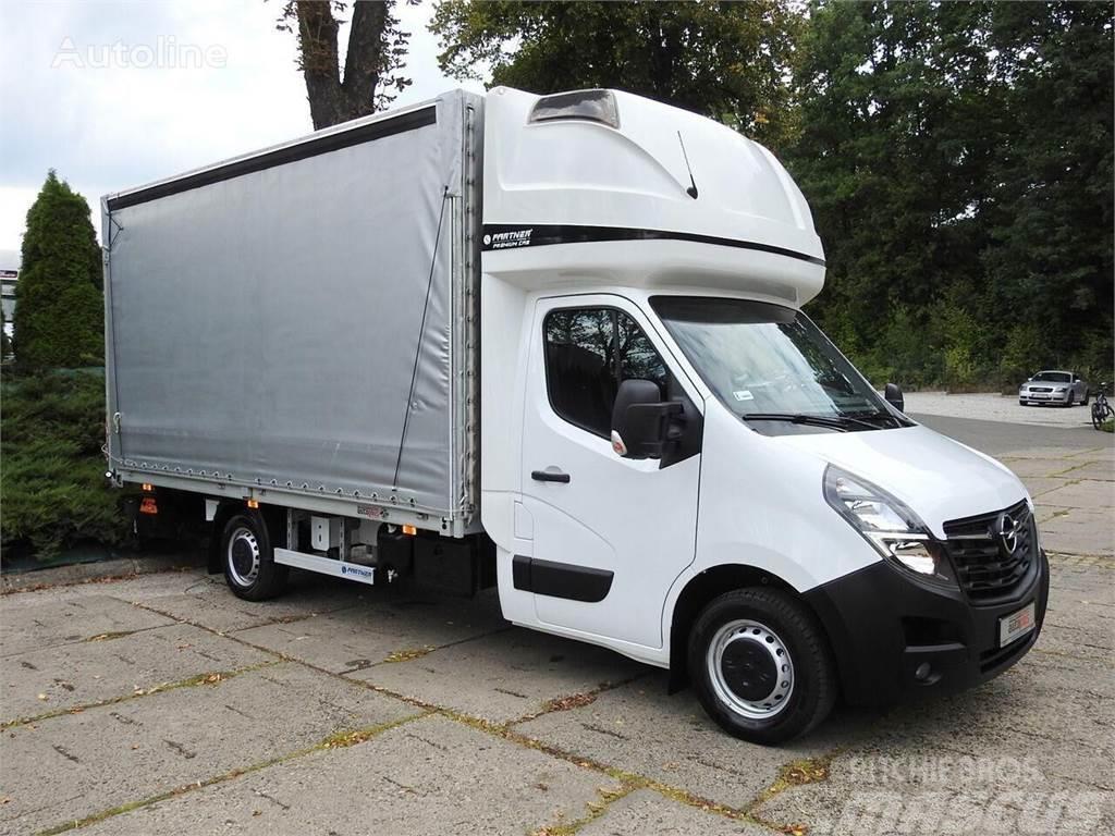 Opel Movano Curtain side + tail lift Kamioni s ravnim pločom / vitlom