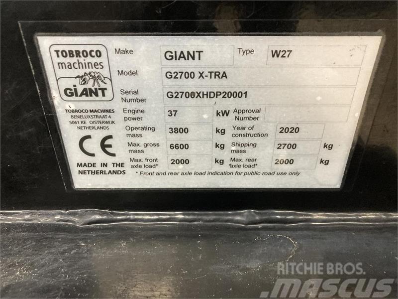 GiANT G2700 HD+ x-tra Dobbelt pumpe Mini utovarivači