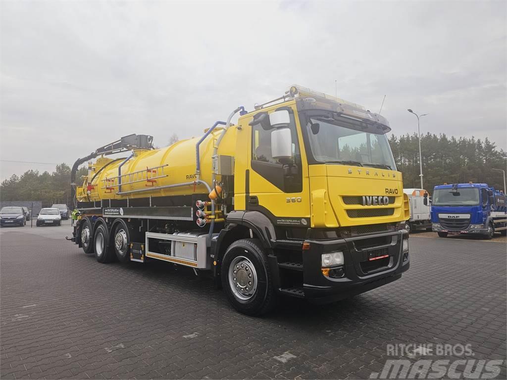 Iveco RAVO WUKO FOR CHANNEL CLEANING druck saug kanal Kombiji / vakuumski kamioni