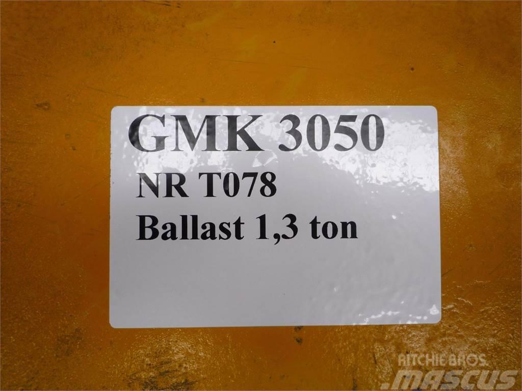 Grove GMK 3050 counterweight 1,3 ton Oprema i dijelovi za kranove