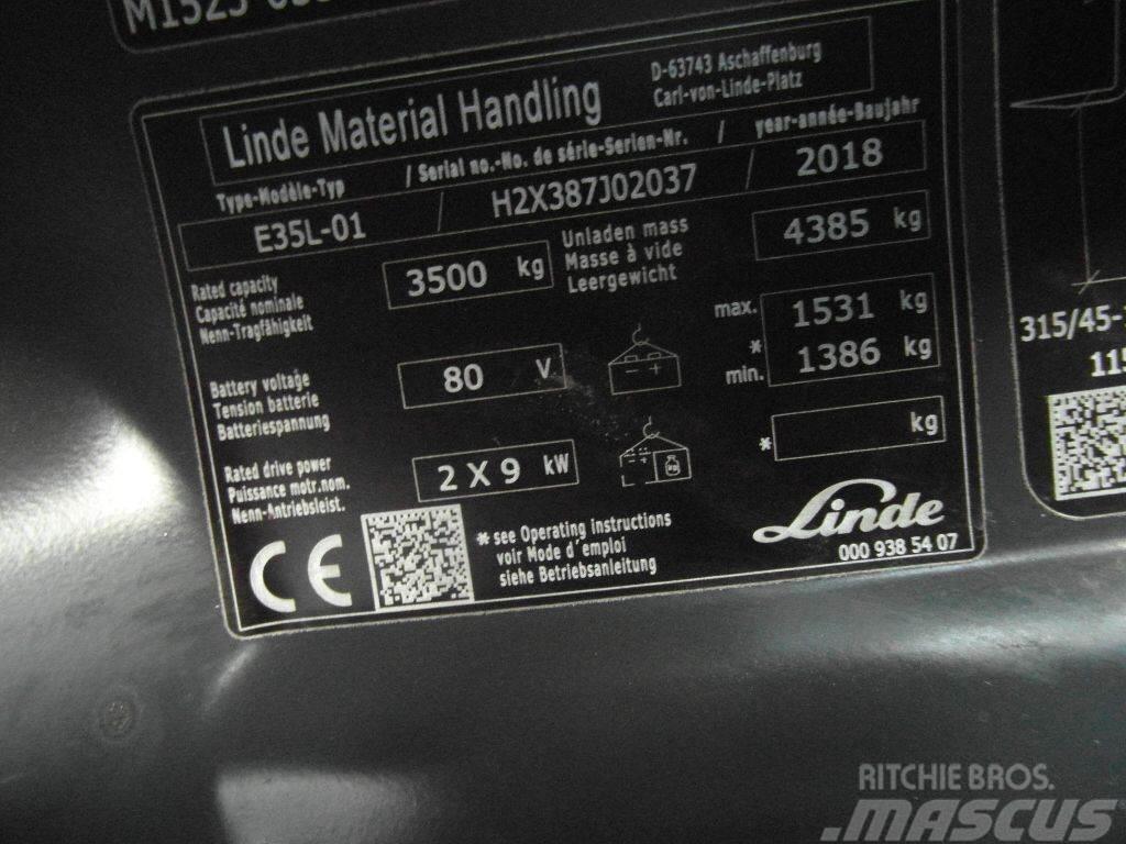 Linde E35L-387-01 Električni viličari
