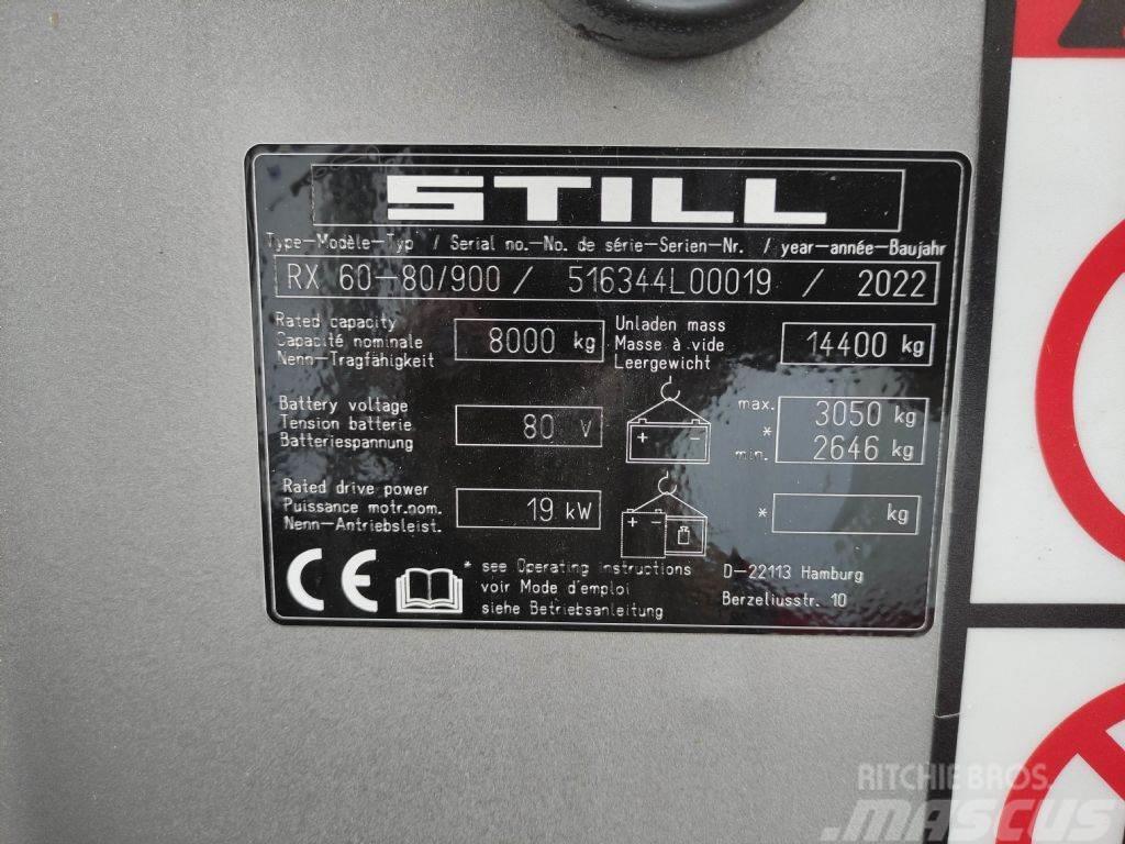 Still RX60-80/900 Električni viličari
