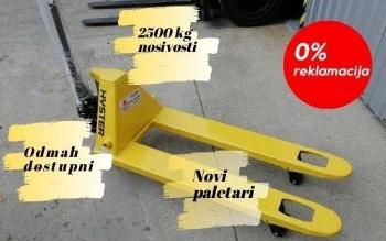 Hyster Gumeni paletar 2500kg - Odmah Dostupni