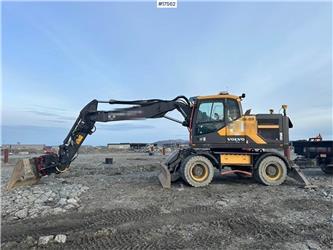 Volvo EW160E Wheeled digger with Gps, tlit, trailer hyd.