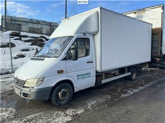 Mercedes-Benz 414 Box car with tail lift. Total weight 4600 kgs