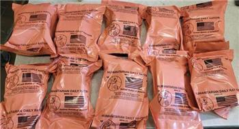  (48) Cases of Humanitarian Daily Ration MRE Meals 