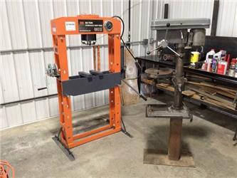  50 Ton Hydraulic Shop Press & Drill Press