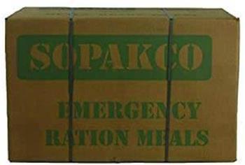  (6) case supakco meals ready to eat