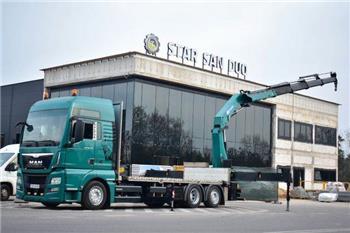 MAN TGX 26.440 6x2 HMF 4020 K4 Crane Kran Container