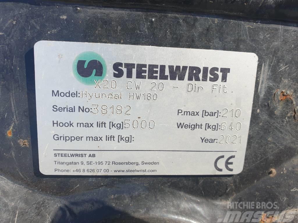 Steelwrist Tiltrotator X20 CW20 HW180 Rotatori