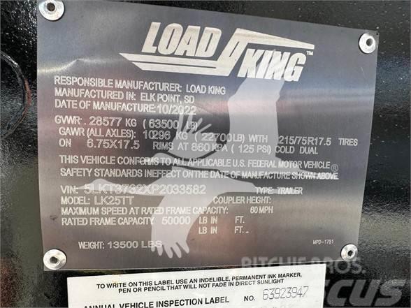 Load King LK25TT TILT DECK TRAILER, 50K CAPACITY, SPRING RID Nisko-utovarne poluprikolice