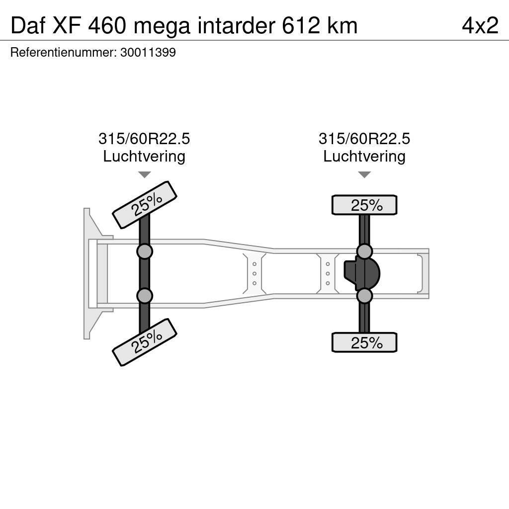 DAF XF 460 mega intarder 612 km Traktorske jedinice
