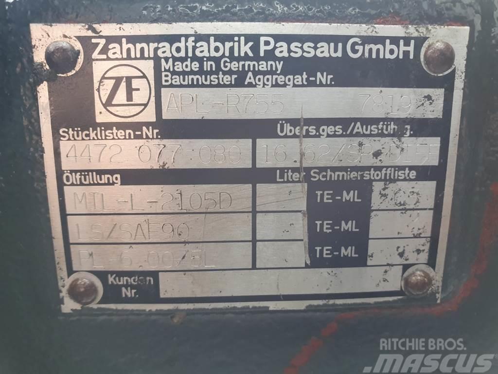 ZF APL-R755 - Ahlmann AZ 14 - Axle Osi