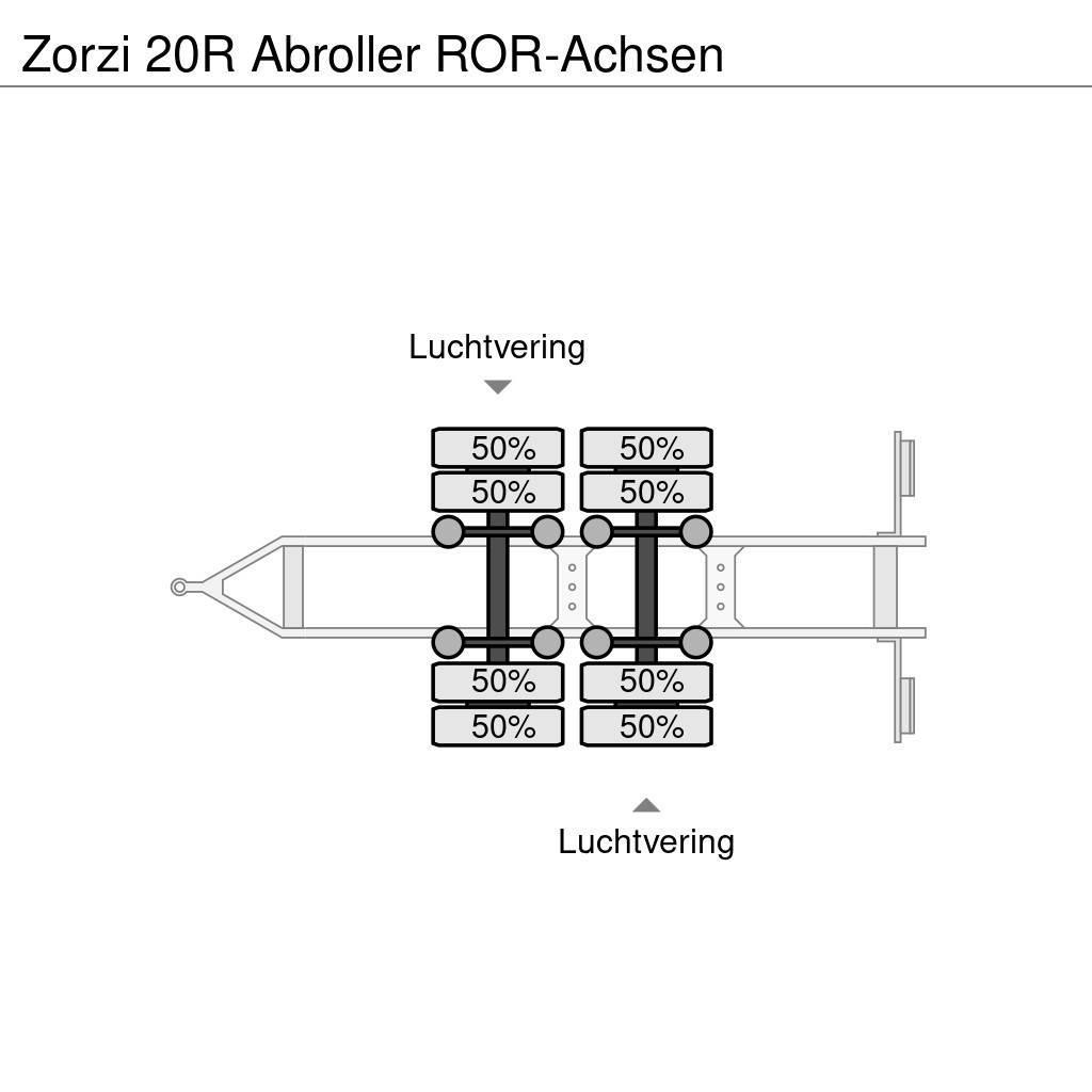 Zorzi 20R Abroller ROR-Achsen Prikolice sa voznim postoljem