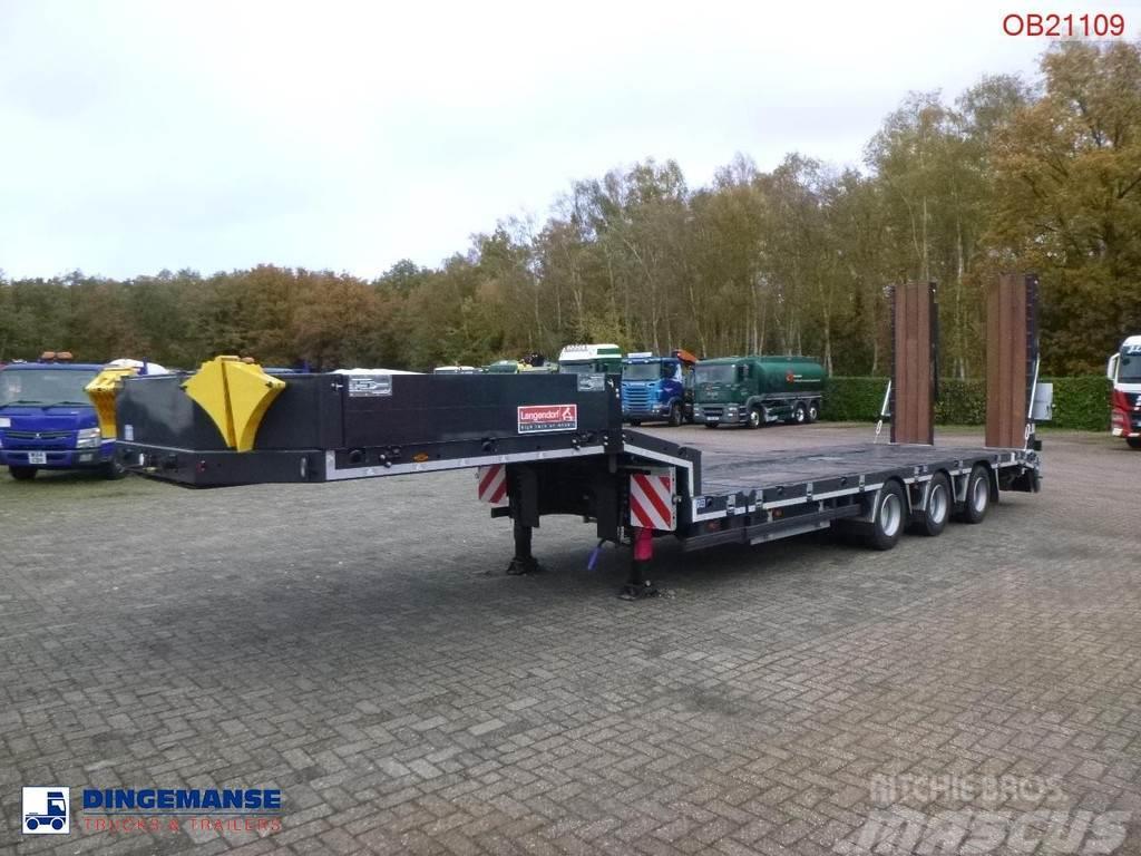 Langendorf 3-axle semi-lowbed trailer 48T ext. 13.5 m + ramps Nisko-utovarne poluprikolice
