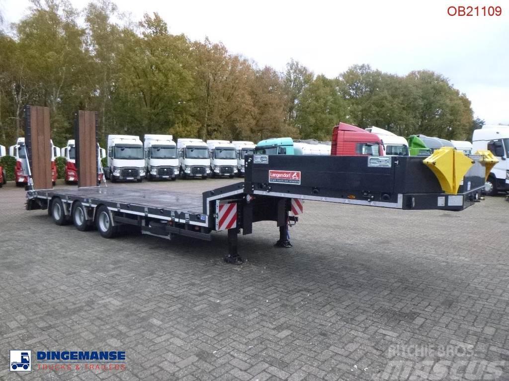 Langendorf 3-axle semi-lowbed trailer 48T ext. 13.5 m + ramps Nisko-utovarne poluprikolice