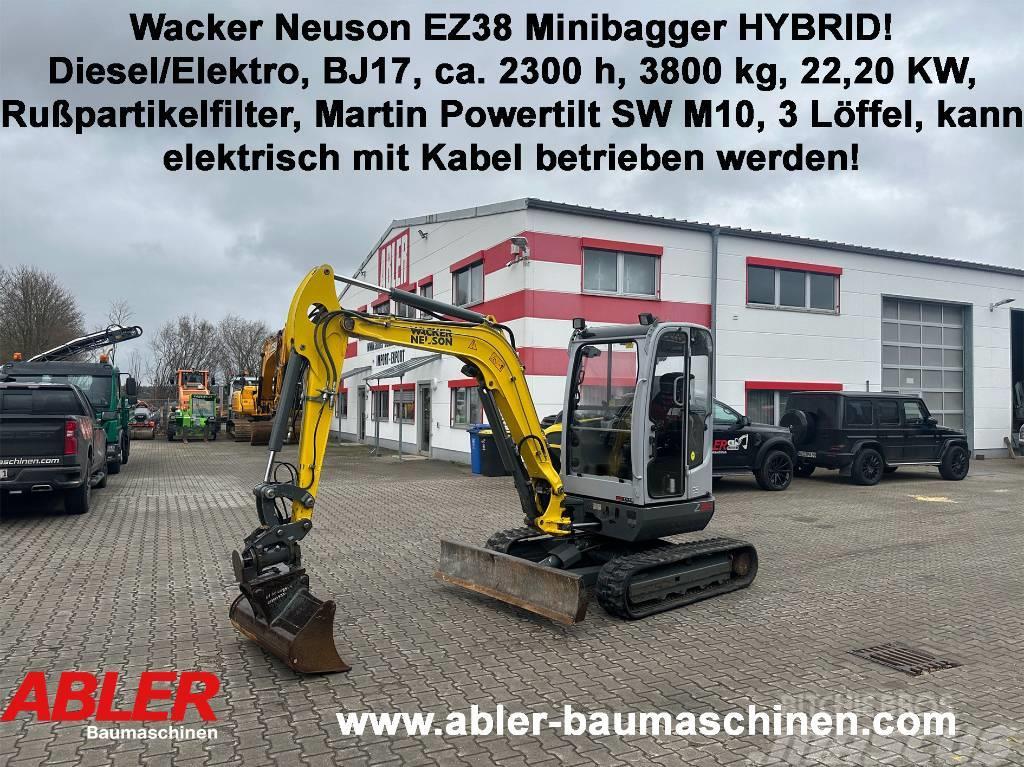 Wacker Neuson EZ 38 Hybrid! Minibagger diesel/Strom Powertilt Mini bageri <7t