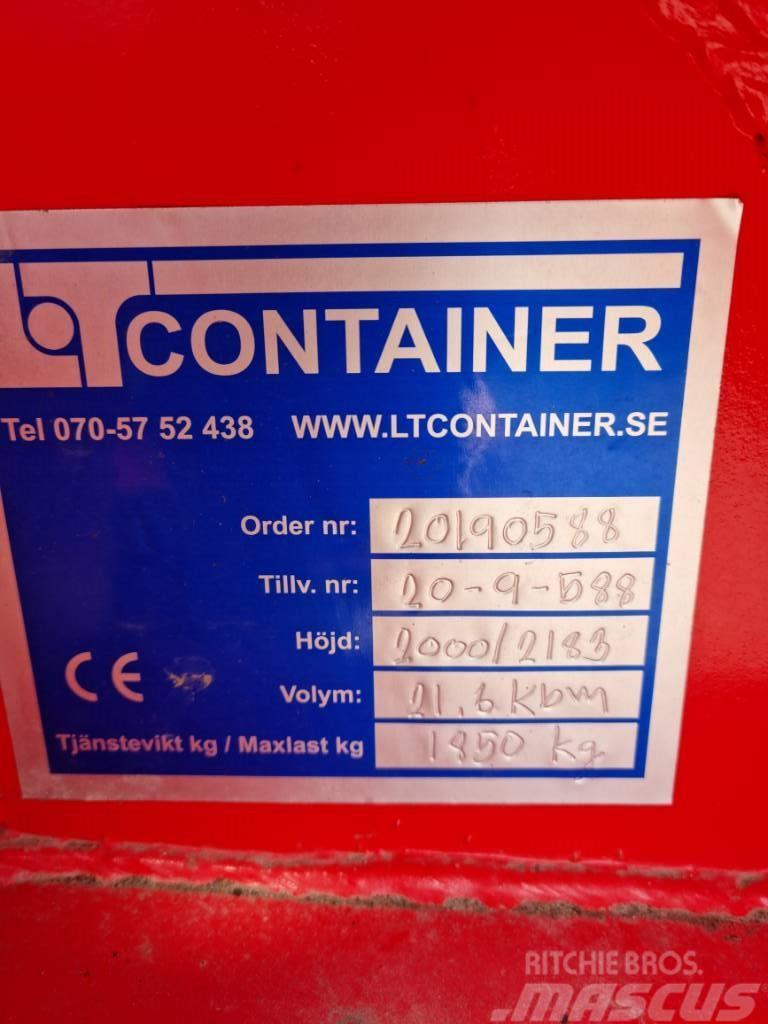 LT Spannmålscontainer 21,6 kubik, Rullkapell Specijalni kontejneri