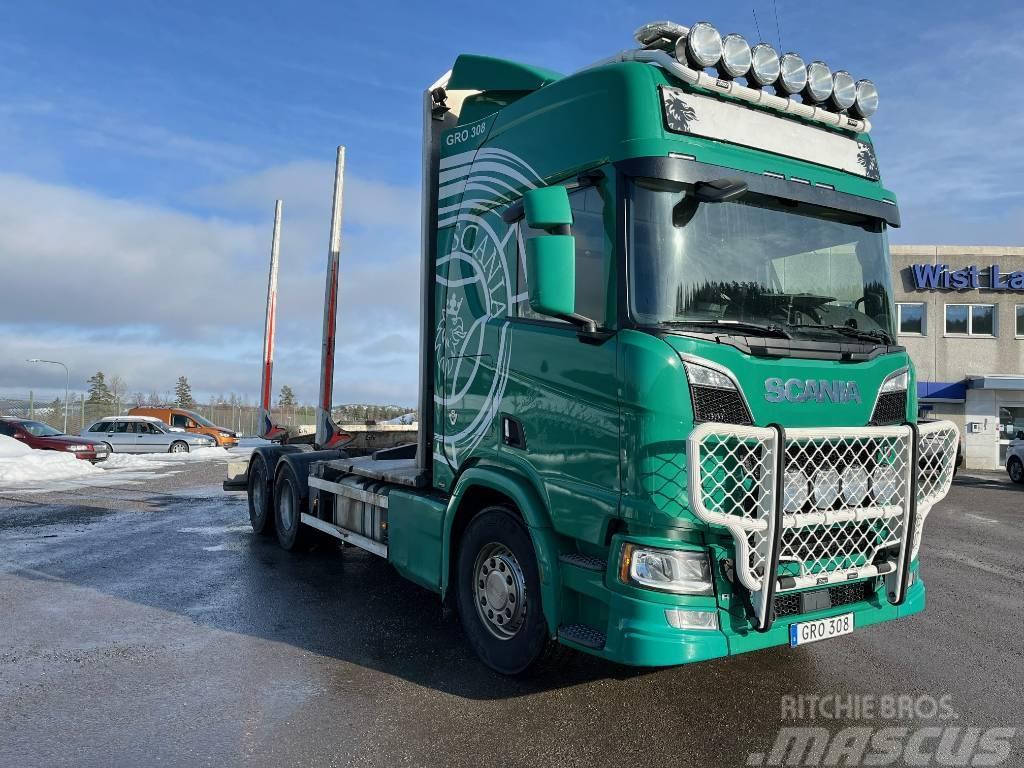 Scania R650 Skogsbil Kamioni za drva