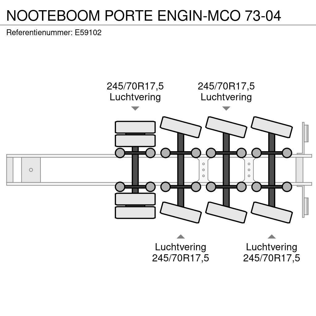 Nooteboom PORTE ENGIN-MCO 73-04 Nisko-utovarne poluprikolice