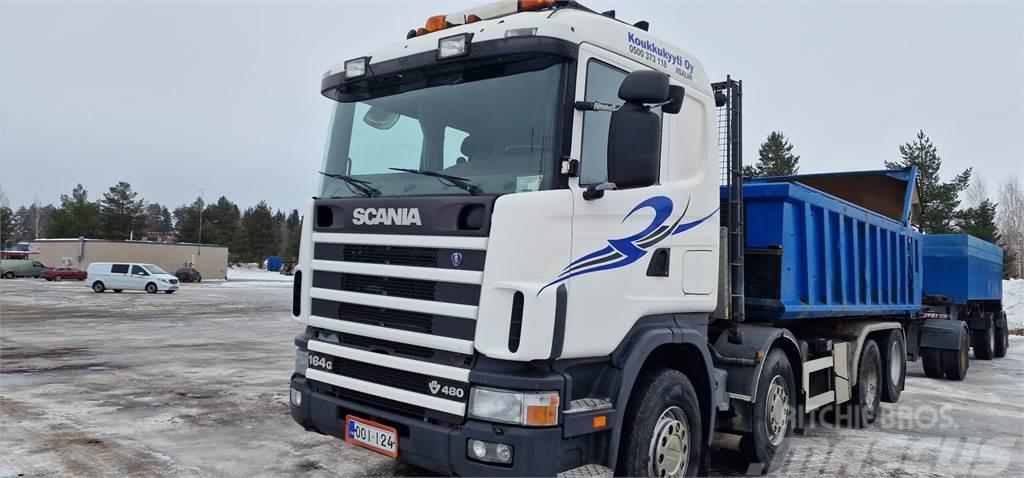 Scania G164 480 Rol kiper kamioni s kukama za dizanje