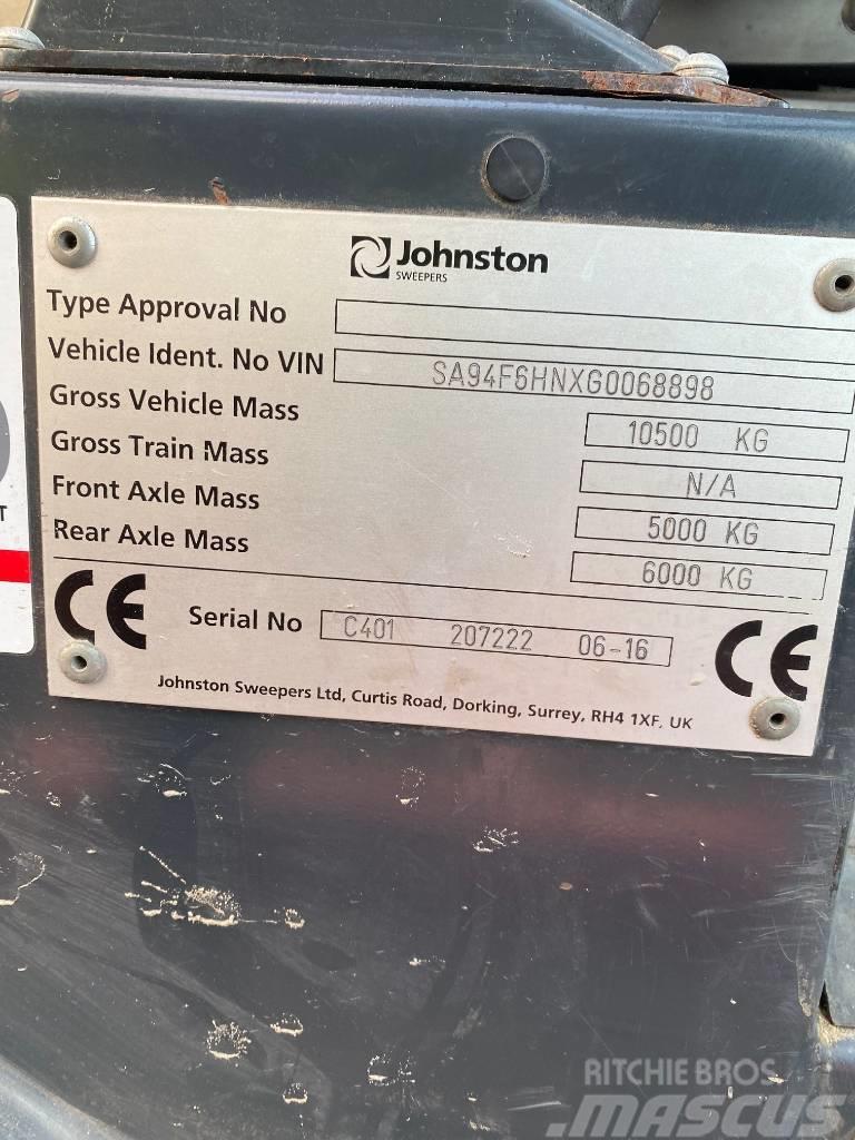 Johnston 401 Strojevi za metenje