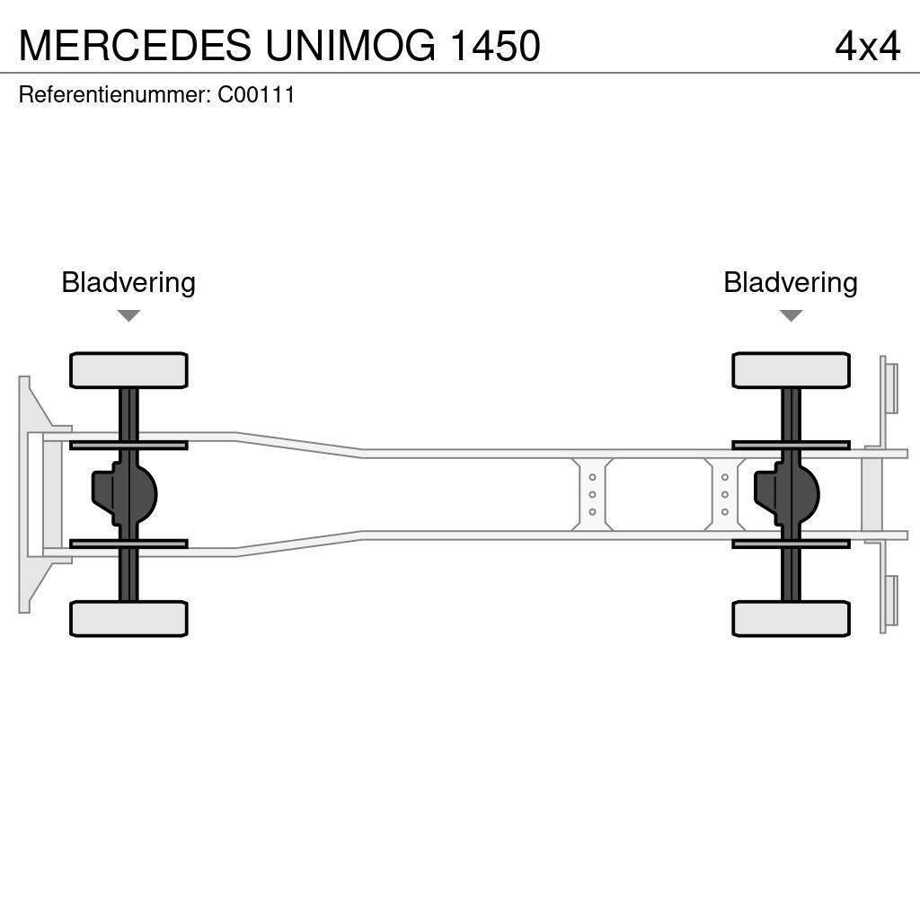 Mercedes-Benz UNIMOG 1450 Kiper kamioni