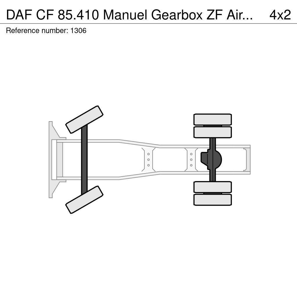 DAF CF 85.410 Manuel Gearbox ZF Airconditioning SpaceC Traktorske jedinice