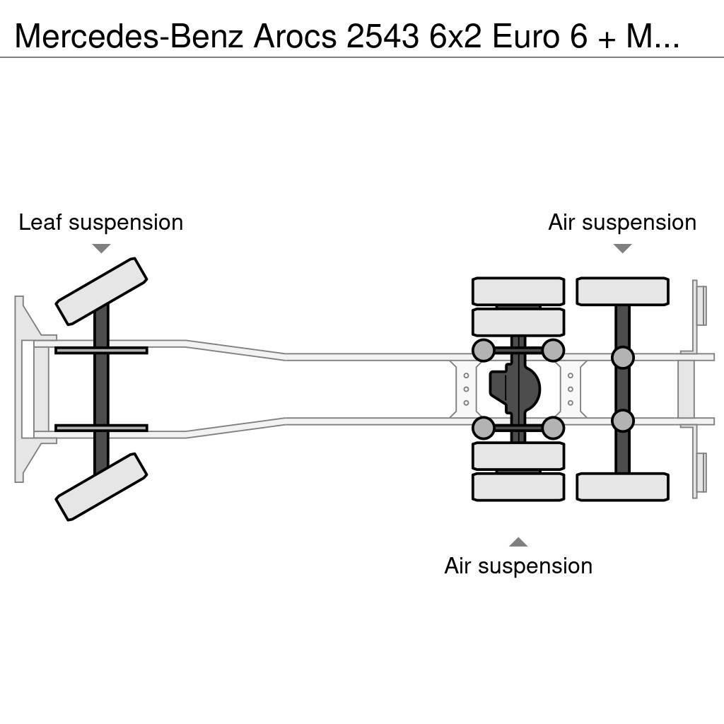 Mercedes-Benz Arocs 2543 6x2 Euro 6 + MKG HLK181 (Only 172921km Rabljene dizalice za težak teren