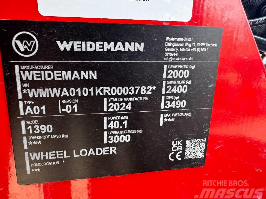 Weidemann 1390 Skid steer mini utovarivači