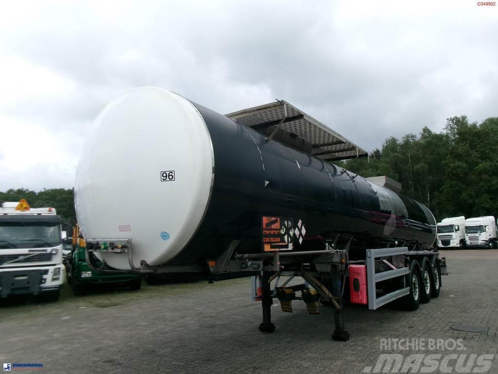  Clayton Bitumen tank inox 31 m3 / 1 comp Tanker poluprikolice
