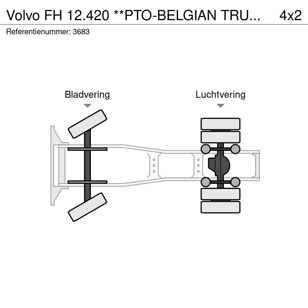 Volvo FH 12.420 **PTO-BELGIAN TRUCK-LOW MILEAGE** Traktorske jedinice