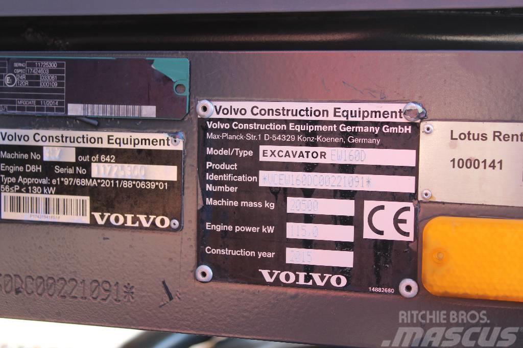 Volvo EW 160 D / Novatron 3D, Kärry, Uudet renkaat, YM! Bageri na kotačima