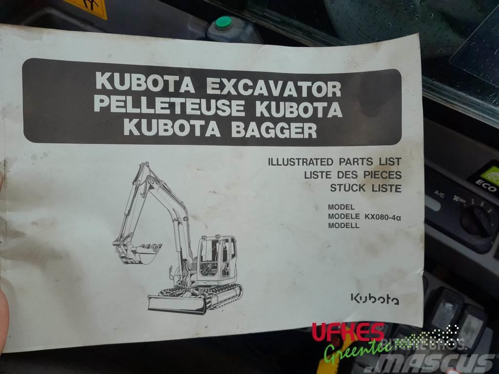 Kubota KX080-4 Alpha Midi bageri 7t – 12t