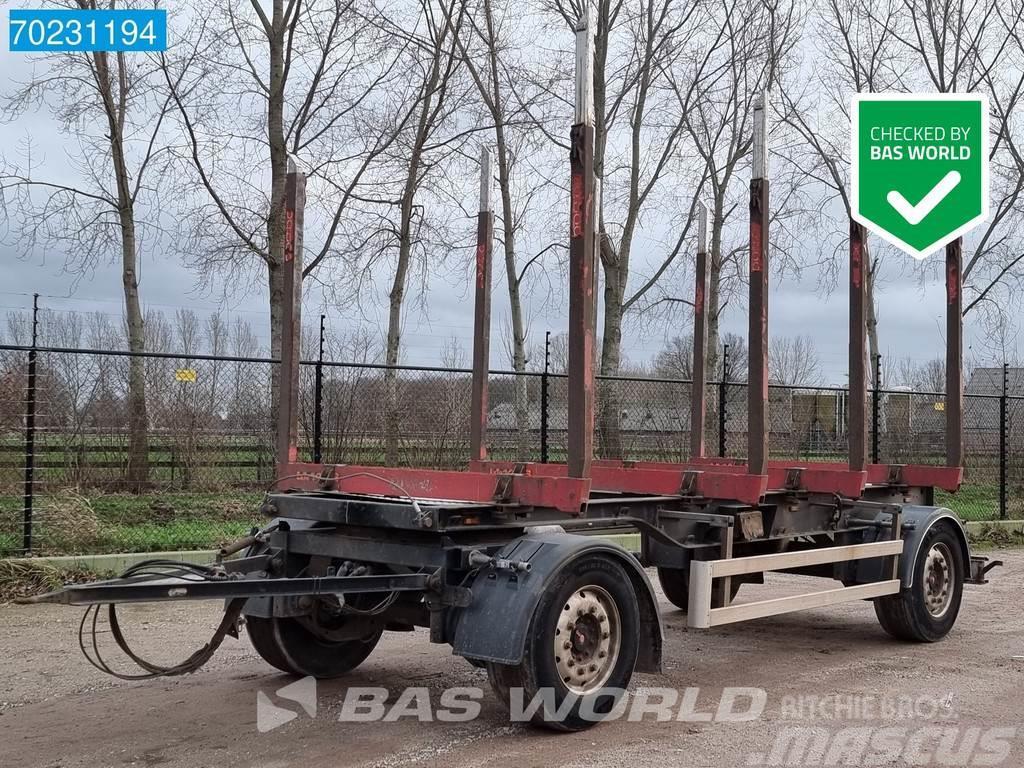  Pavic HTA 18 2 axles Holztransport Wood SAF Prikolice za stabla