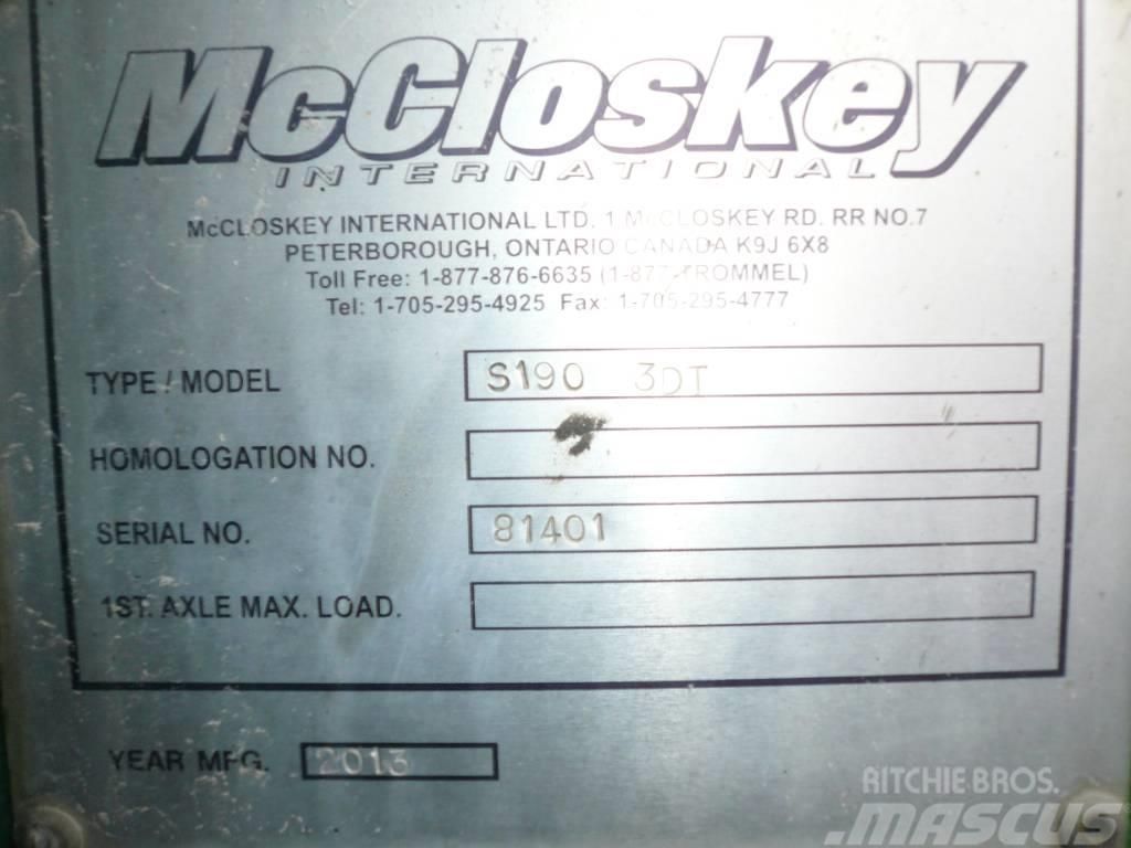 McCloskey S190 3D Mobilna sita