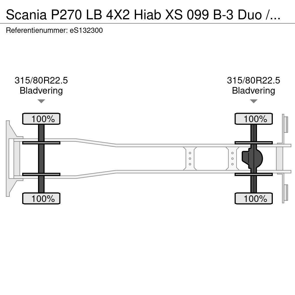 Scania P270 LB 4X2 Hiab XS 099 B-3 Duo / NEW/UNUSED Rabljene dizalice za težak teren