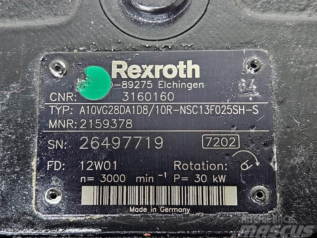 Rexroth A10VG28DA1D8/10R-Drive pump/Fahrpumpe/Rijpomp Hidraulika