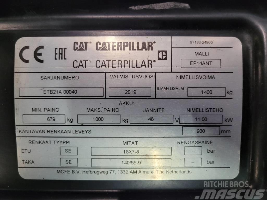 CAT EP14 ANT Električni viličari