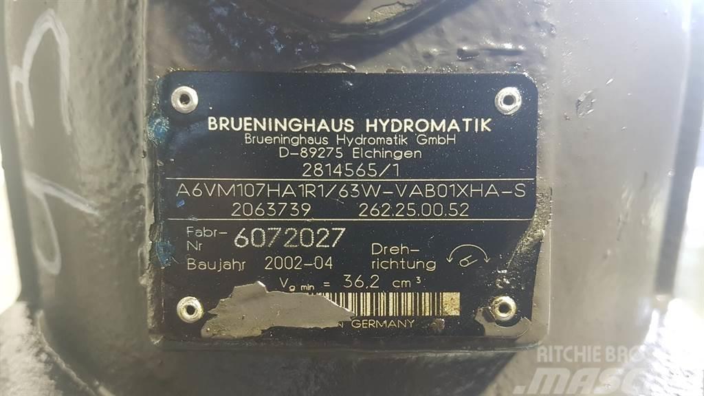 Brueninghaus Hydromatik A6VM107HA1R1/63W -Volvo L35B-Drive motor/Fahrmotor Hidraulika