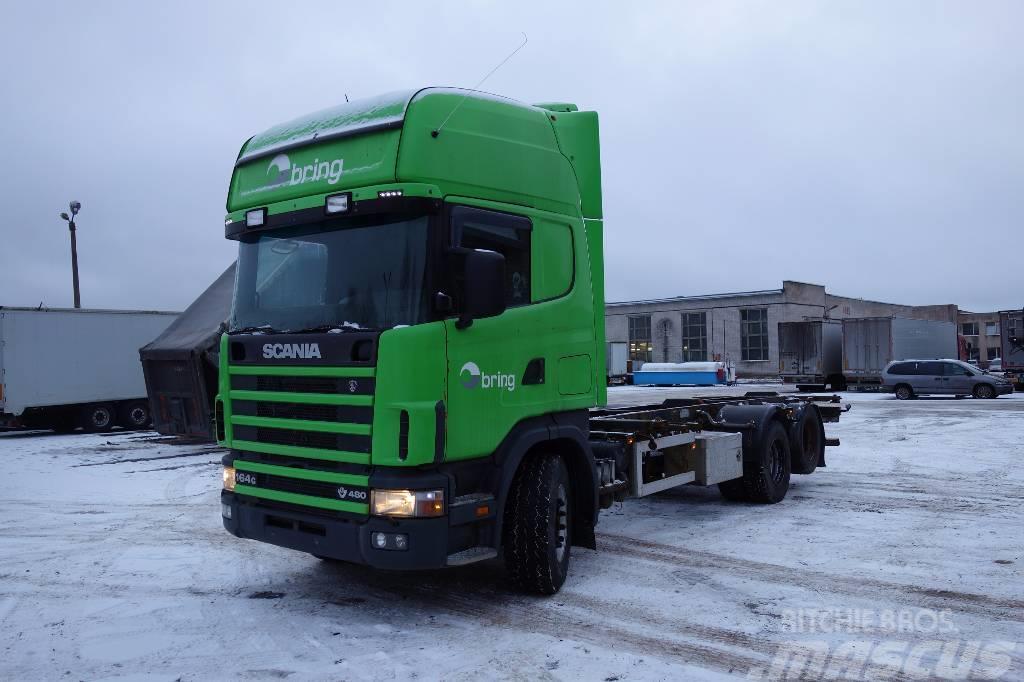 Scania R164 GB6X2NB 480 Kontejnerski kamioni