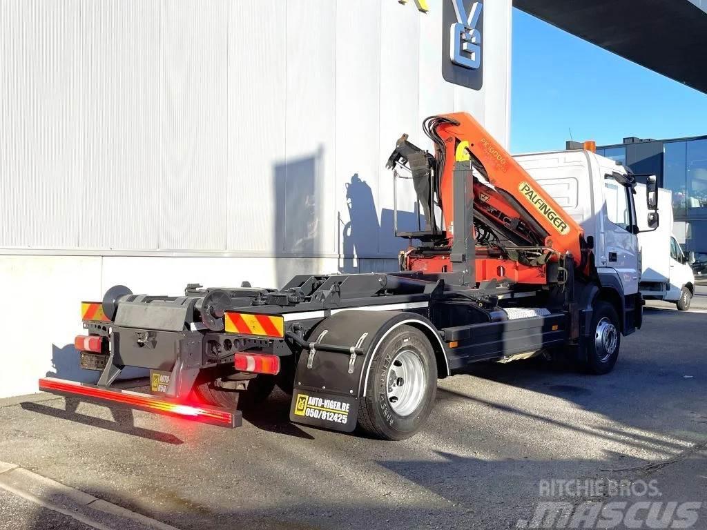 Mercedes-Benz Atego 1621 *Palfinger kraan*Containersysteem*lucht Rol kiper kamioni s kukama za dizanje