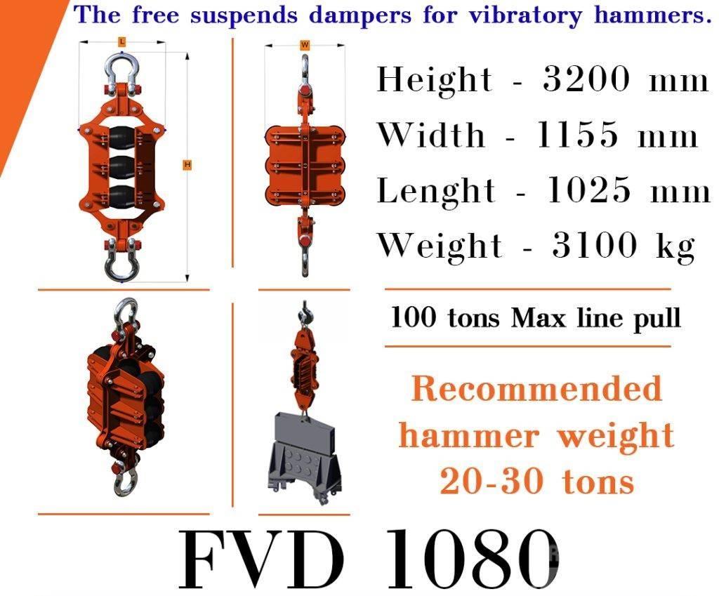  Finaros FVD 1080 Hidraulični čekići za nabijanje stupova