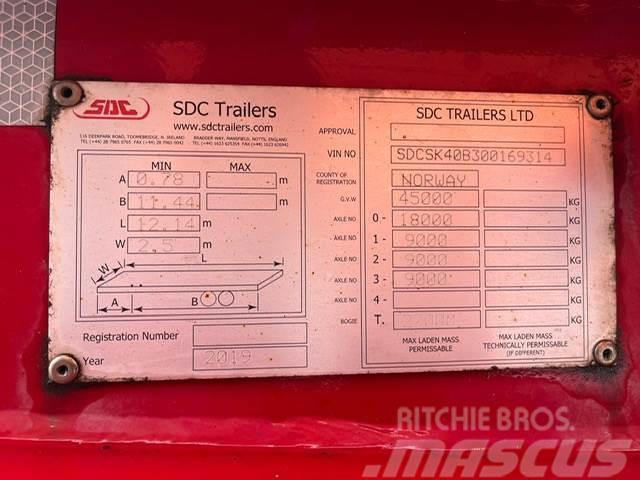 SDC TRAILERS Semitrailer Kontejnerske poluprikolice