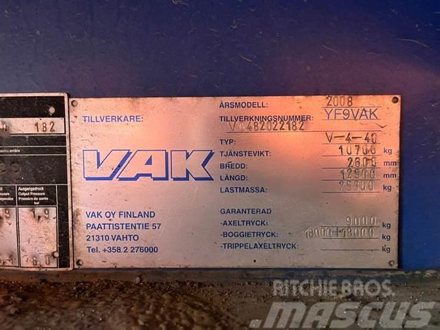 VAK V-4-40 VECTOR 1850 / BOX L=12385 mm Prikolice hladnjače
