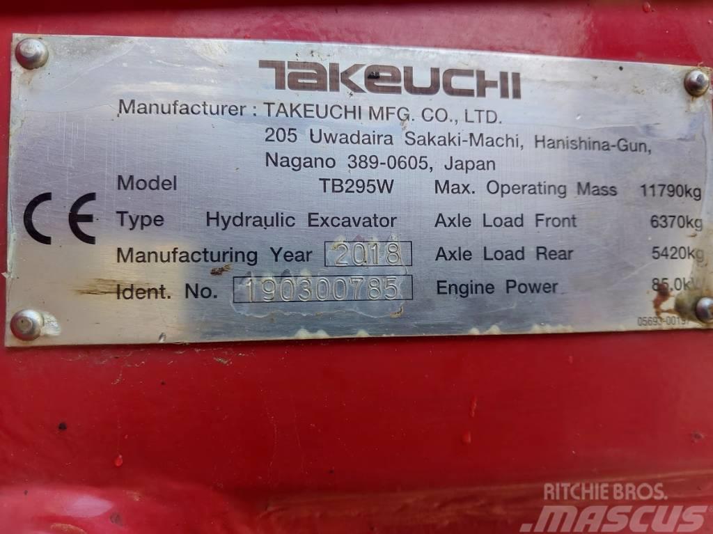 Takeuchi TB295W Bageri na kotačima